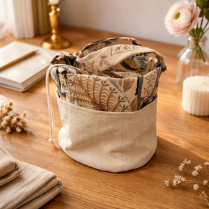 Bolso de tela con asas 30x25 cm