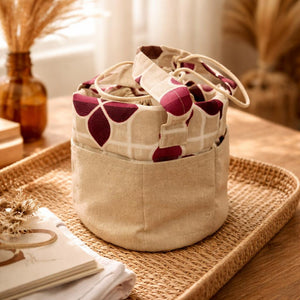 Bolso de tela con asas 30x25 cm