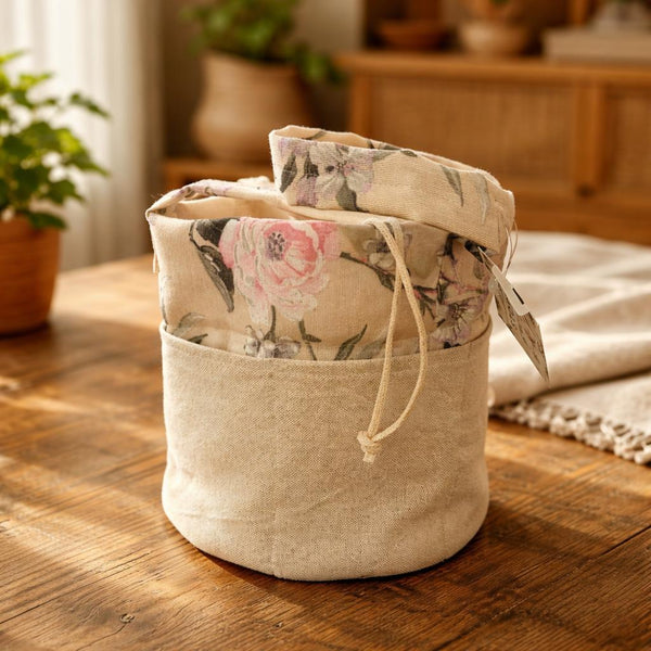 Bolso de tela con asas 30x25 cm