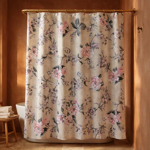 Cortina de baño de lona española 1.80 x 1.80 m