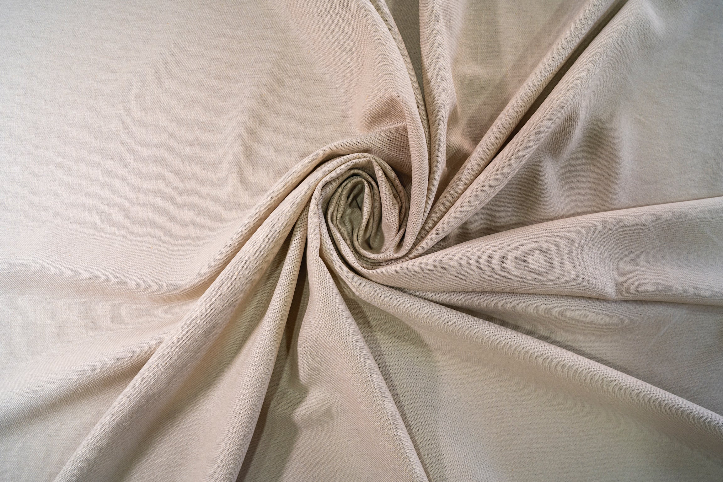 Tela Lino Rayón Color Beige - Ancho 1.4m