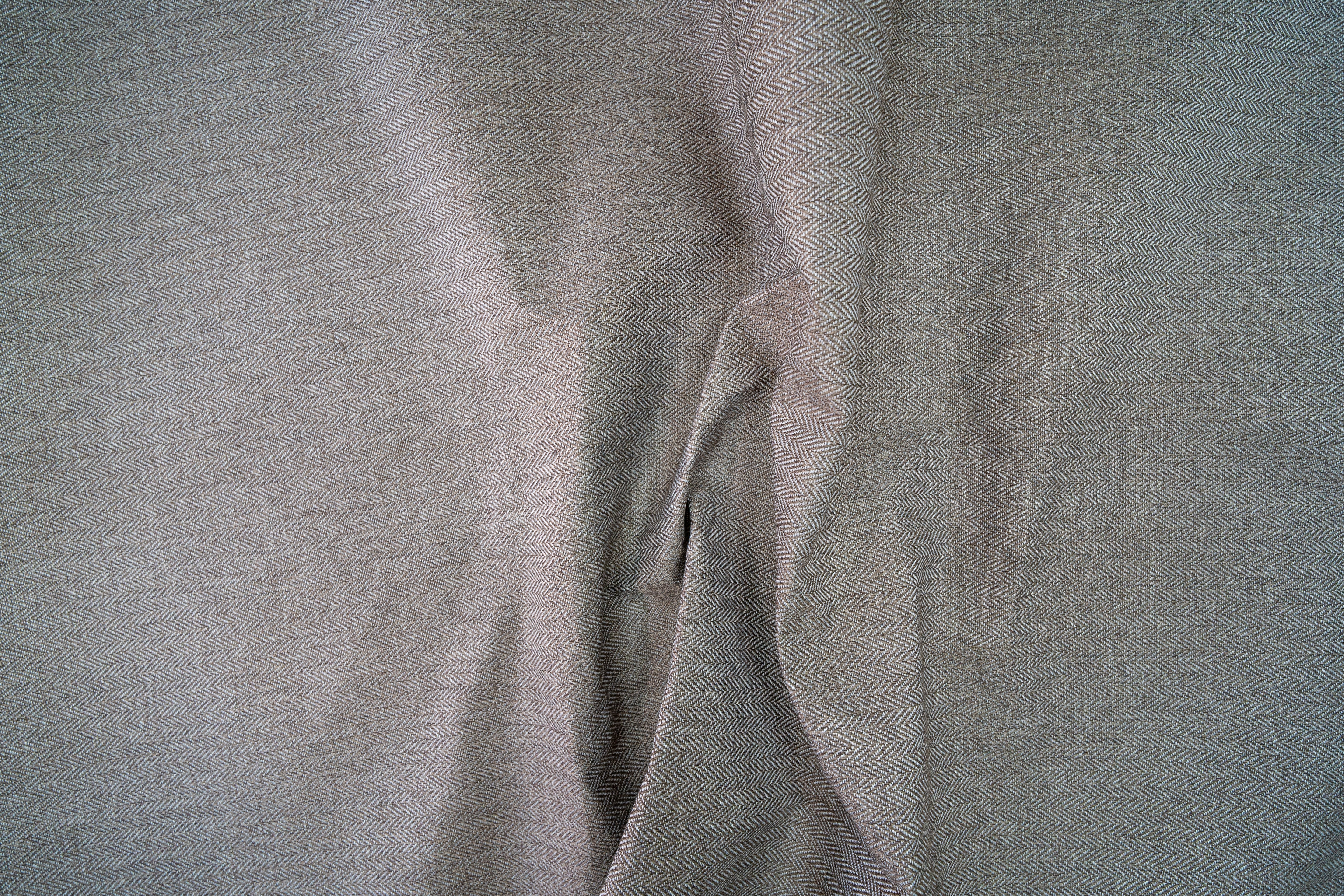Tela Lino Tapiz Oporto Color Café - Ancho 1.5m