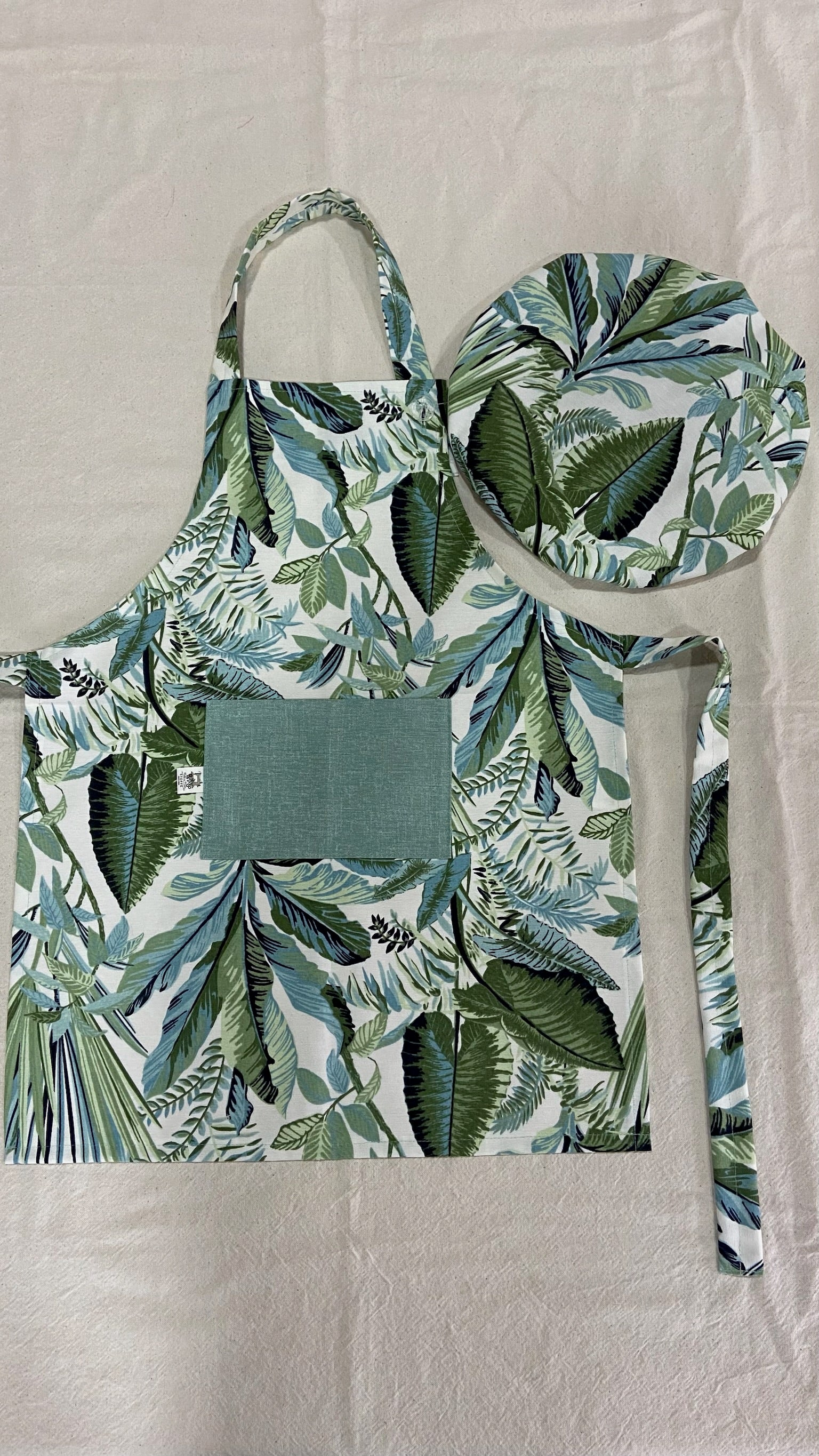 Delantal infantil + gorro de cocina