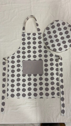 Delantal infantil + gorro de cocina