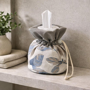 Cesta de tela con asas