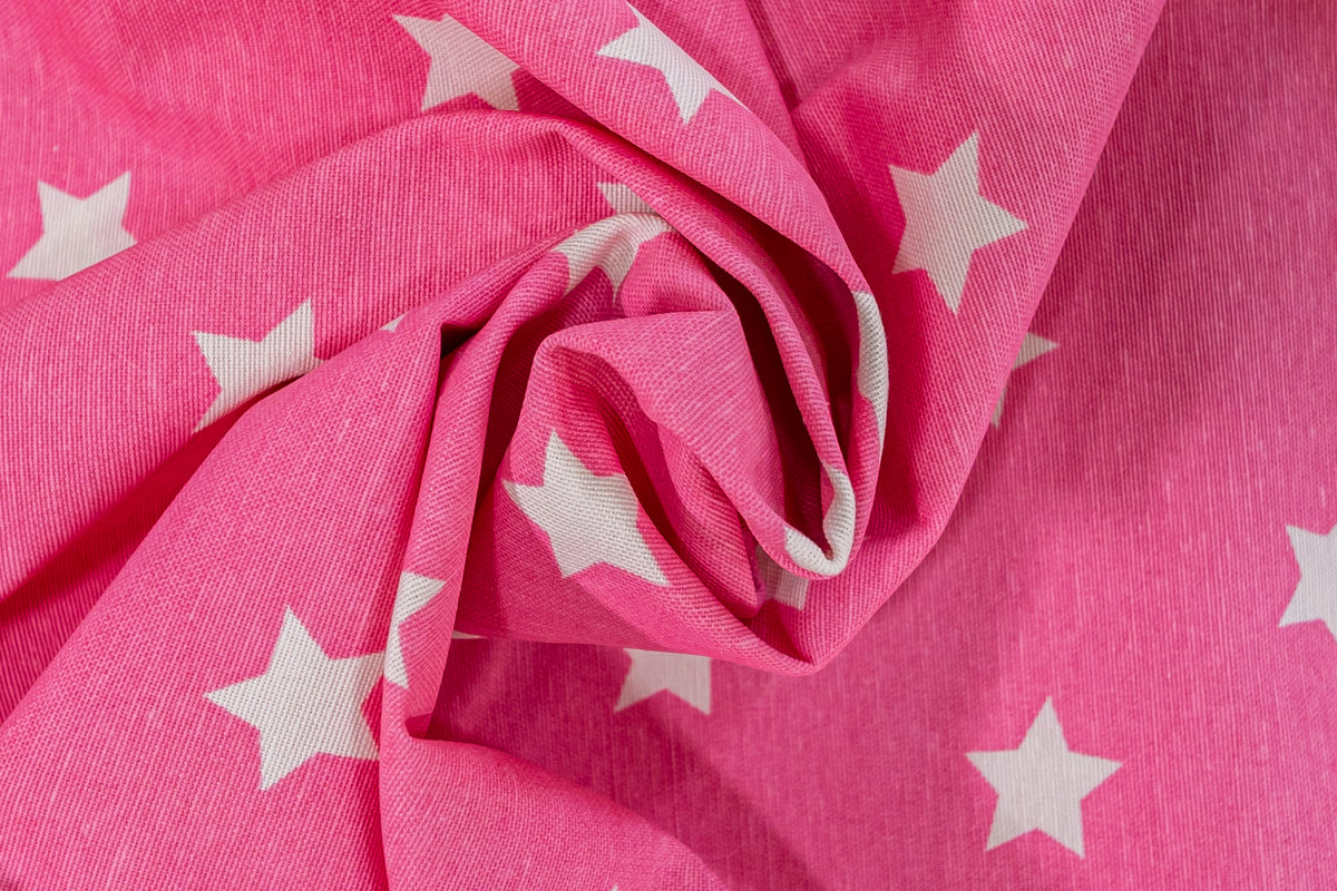 Antimancha Repelente A Líquidos 1.8 Ancho Estrellas Rosadas