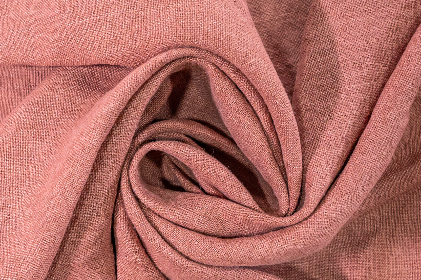 Tela 100% Lino Color Arcilla - Ancho 1.4m