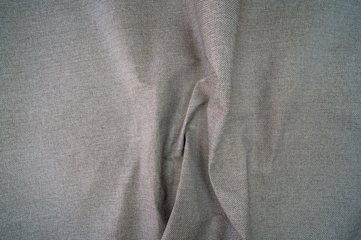 Tela Lino Tapiz Oporto Color Café - Ancho 1.5m