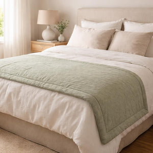 Piecera de lino 100% para cama
